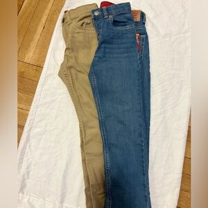 Levi's Kids Jeans in Blue and Tan